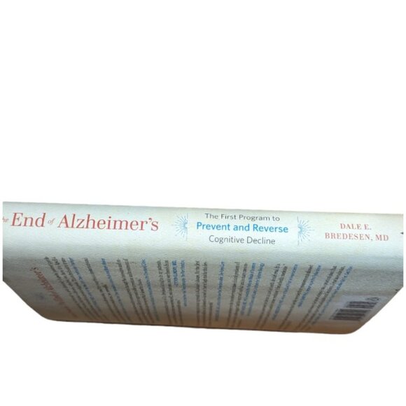 The End of Alzheimer's Hardcover Book Program to Prevent and Reverse Alzheimer's - Picture 3 of 3